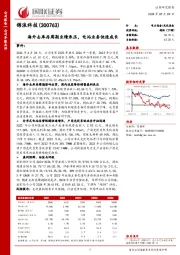 海外去库存周期业绩承压,电站业务快速成长