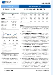 海外市场快速拓展,盈利修复可期