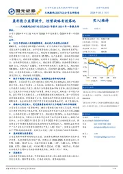 2023年报及2024年一季报点评：盈利能力显著提升，经营战略有效落地