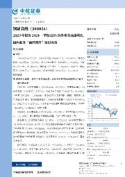 2023年报及2024一季报点评：海外业务高速增长，国内业务“由坯到件”取得成效