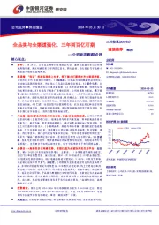 公司动态跟踪点评：全品类与全渠道强化，三年两百亿可期