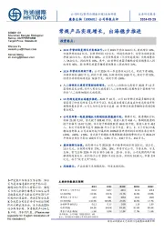 公司季报点评:常规产品实现增长,出海稳步推进