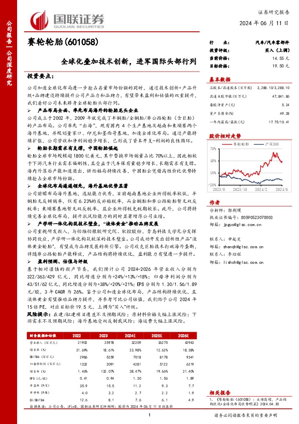 全球化叠加技术创新，进军国际头部行列
