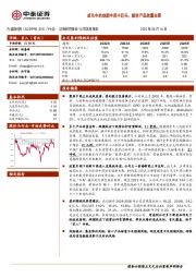 成长中的创新中药小巨头，新老产品放量在即