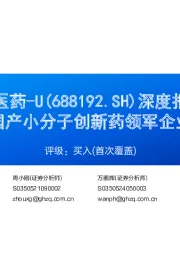 深度报告:国产小分子创新药领军企业