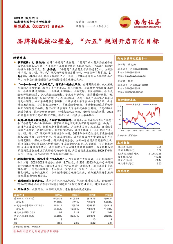 品牌构筑核心壁垒，“六五”规划开启百亿目标