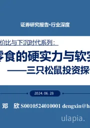 三只松鼠投资探讨:何为零食的硬实力与软实力?