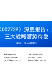 深度报告:重整旗鼓,三大战略蓄势待发