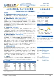 公司首次覆盖报告:全球电机制造商,优先卡位低空赛道