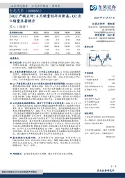 24Q2产销点评:6月销量创年内新高,Q2出口销量显著提升