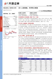 公司信息更新报告：收入大超预期，利润符合预期