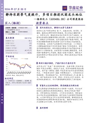 公司深度报告:静待农药景气度提升,多项目推进巩固龙头地位