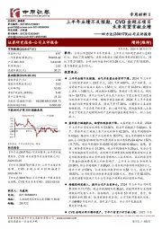 公司点评报告:上半年业绩不及预期,CVD金刚石项目未来有望贡献业绩