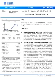 公司点评:7月销量季节性波动,全年销售景气依然可期