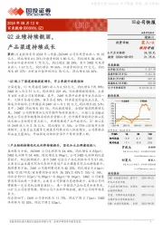 Q2业绩持续靓丽，产品渠道持续成长