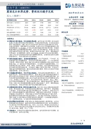 冀酒龙头积厚成势，费效优化稳步兑现