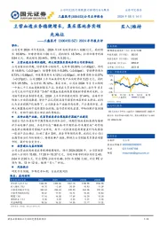 2024半年报点评：主营血透业务稳健增长，集采落地夯实领先地位