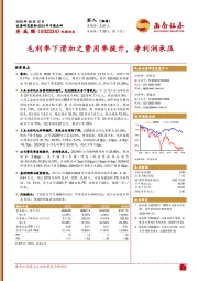 2024年中报点评：毛利率下滑加之费用率提升，净利润承压