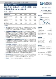 2024年H1业绩点评:业绩符合预期,高端消费疲软导致OK镜小幅下降