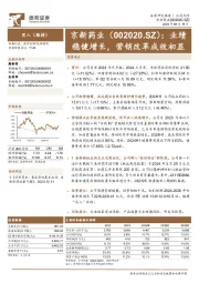 业绩稳健增长,营销改革成效初显