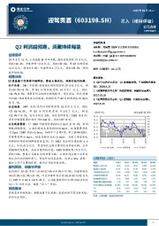 Q2利润超预期，洞藏持续释能
