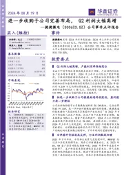 公司事件点评报告:进一步收购子公司完善布局,Q2利润大幅高增