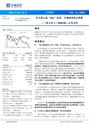 公司点评:讯飞星火版“Her”发布,引领语音技术革新