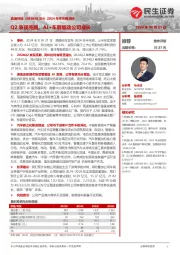 2024年半年报点评:Q2表现亮眼,AI+车载驱动公司成长