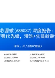 深度报告:涂胶显影设备国产替代先锋,清洗+先进封装设备打开成长空间