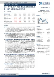 2024年中报点评:冠脉集采续约维持较高放量,颅内自膨支架成长空间足