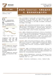 电解液盈利承压，聚焦高端有机氟化学品