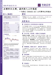 公司事件点评报告:业绩环比大增,盈利进入上行通道