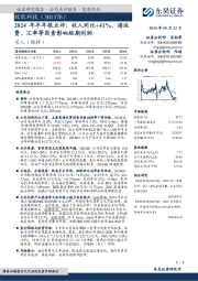 2024年半年报点评:收入同比+41%,海运费、汇率等因素影响短期利润