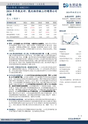 2024半年报点评:氧化铝价格上行增厚公司业绩