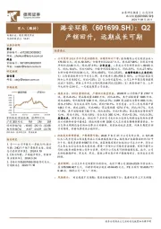 Q2产销回升，远期成长可期