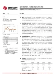 公司简评报告：业绩稳健增长，创新药商业化持续推进