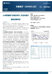 心血管器械产品稳定增长，药品及医疗服务短期承压