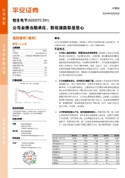 公司业绩当期承压,股权激励彰显信心