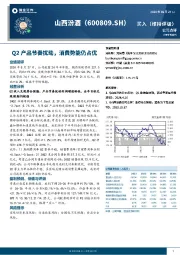 Q2产品节奏扰动，消费势能仍占优