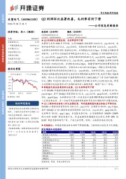 公司信息更新报告:Q2利润环比显著改善,毛利率有所下滑