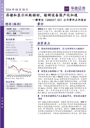 公司事件点评报告:存储和显示双轮驱动,检测设备国产化加速