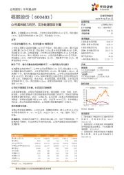 公司盈利能力向好,在手能源项目丰富