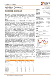 新兴市场高增，提效持续兑现