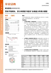 营收平稳增长，算力和联接“双基石”全栈能力布局大模型