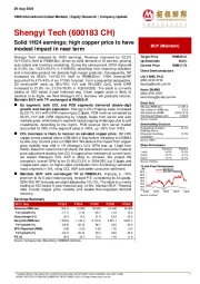 Solid 1H24 earnings; high copper price to have modest impact in near term