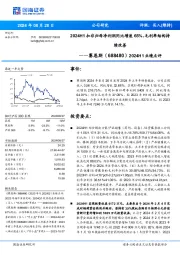 2024H1扣非归母净利润同比增速65%，毛利率结构持续改善2024H1业绩点评