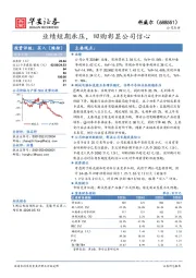 业绩短期承压，回购彰显公司信心
