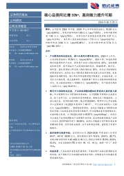 核心品类同比增30%+，盈利能力提升可期