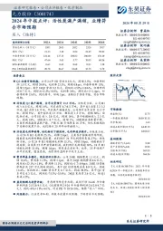 2024年中报点评:活性炭满产满销,业绩符合市场预期