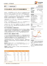 半年报业绩优异，看好公司可持续高质量发展